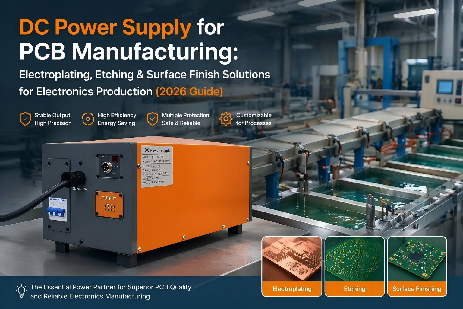 Electroplating, Etching & Surface Finish Solutionsfor Electronics Production