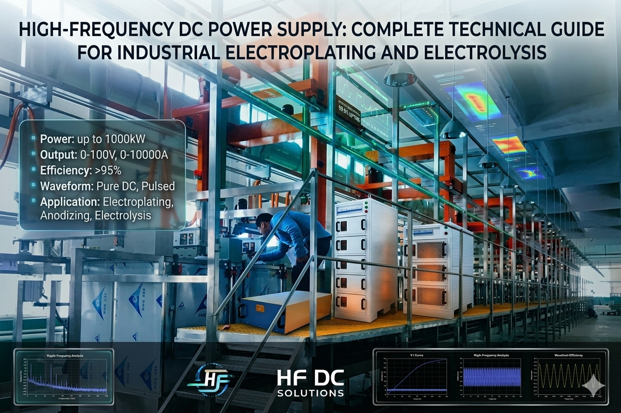 Multi-Output High-Frequency DC Power Supply for Parallel Electroplating Lines: Complete Selection Guide for Industrial Manufacturers