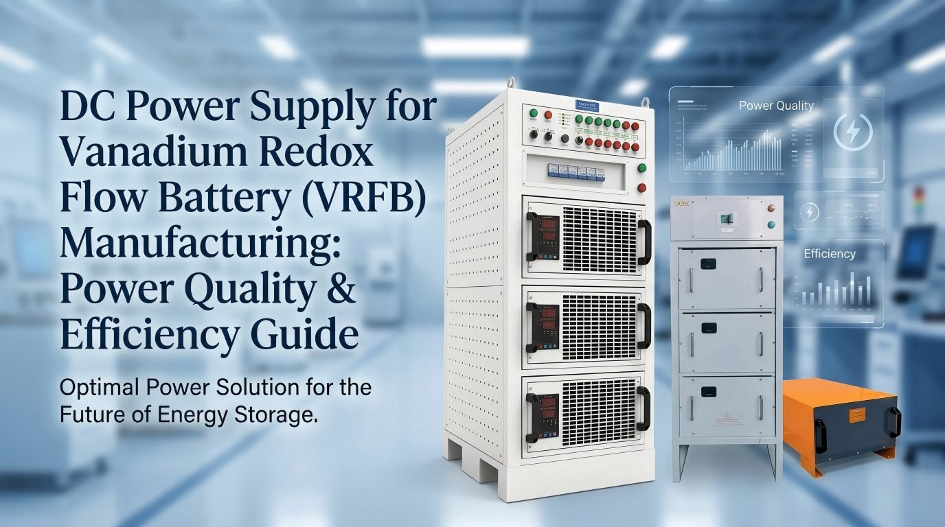 DC Power Supply for Vanadium Redox Flow Battery (VRFB) Manufacturing: Power Quality & Efficiency Guide